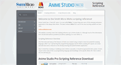 Desktop Screenshot of animestudioscripting.com
